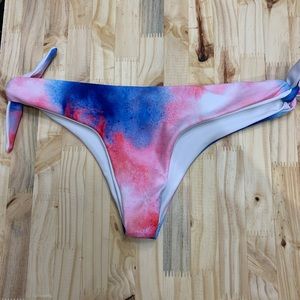 Sea Breeze Swim Reversible Tie Bottoms